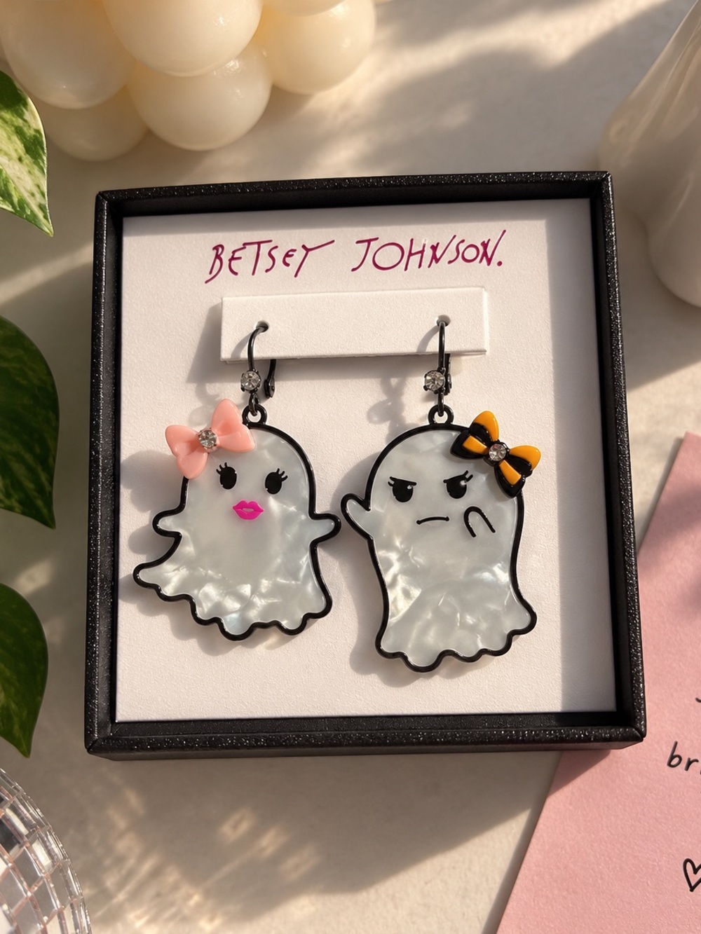 Betsey Johnson Halloween Ghost Earrings 👻🎀